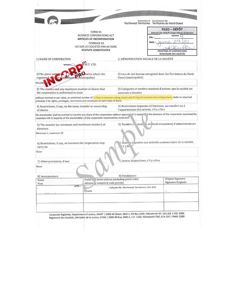 How to Get Secretary of State Articles of Incorporation